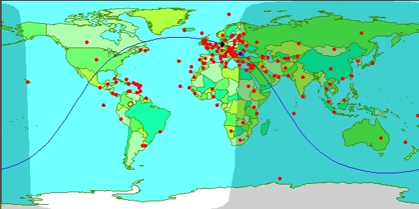 gearbeitete DXCC-Entities